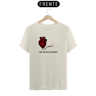 Nome do produto [PREMIUM] CAMISETA CAN YOU FEEL MY HEART? “OFF-WHITE”
