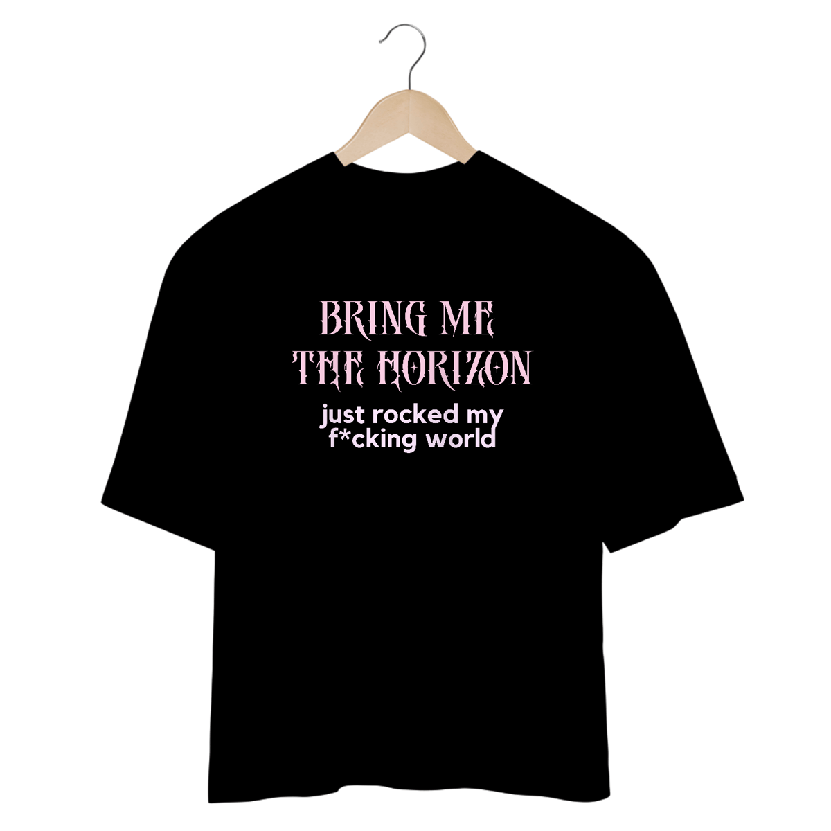 Nome do produto: [Oversized] CAMISETA BRING ME THE HORIZON