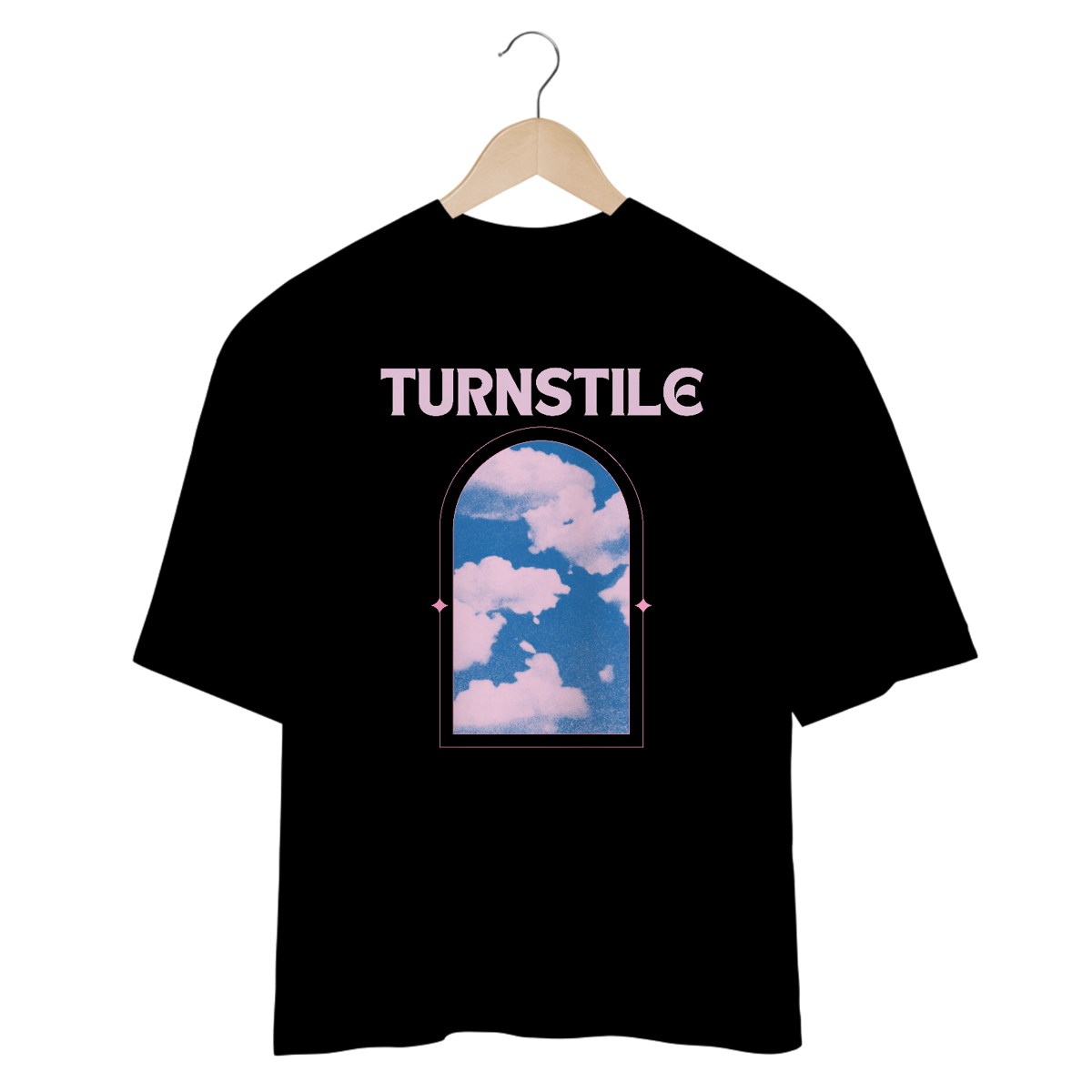 Nome do produto: [Oversized] CAMISETA TURNSTILE