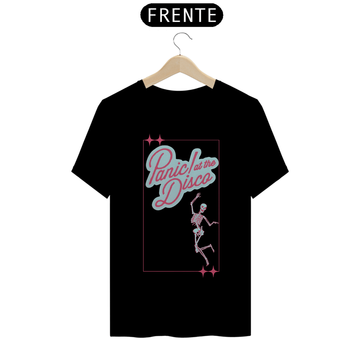 Nome do produto: CAMISETA PANIC! AT THE DISCO