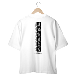 Nome do produto Camiseta Oversized - Sátiro (COSTAS)