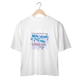 Camiseta Oversized Neil Young & Crazy Horse - Garage 1986