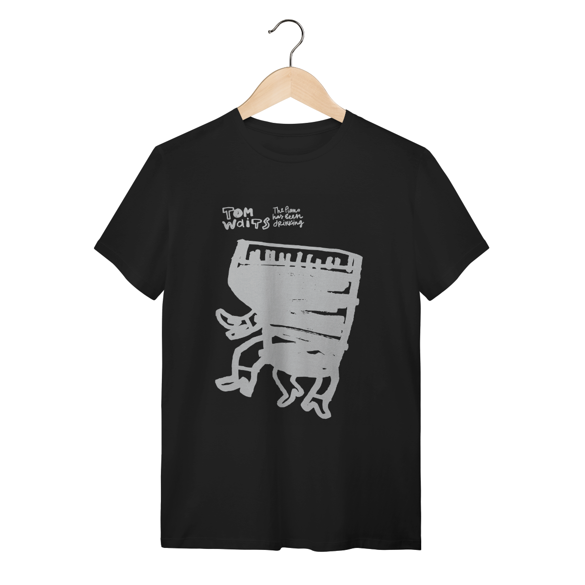 Nome do produto: Camiseta Tom Waits – The Piano Has Been Drinking