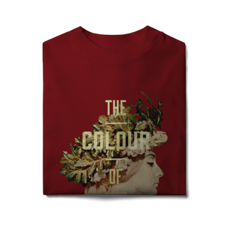 Nome do produto Camiseta Oversized - A Cor da Romã