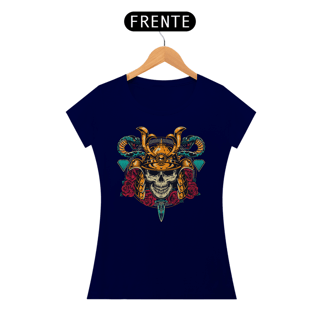 Nome do produto Skull Samurai #1 - baby look
