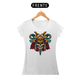 Nome do produto Skull Samurai #1 - baby look