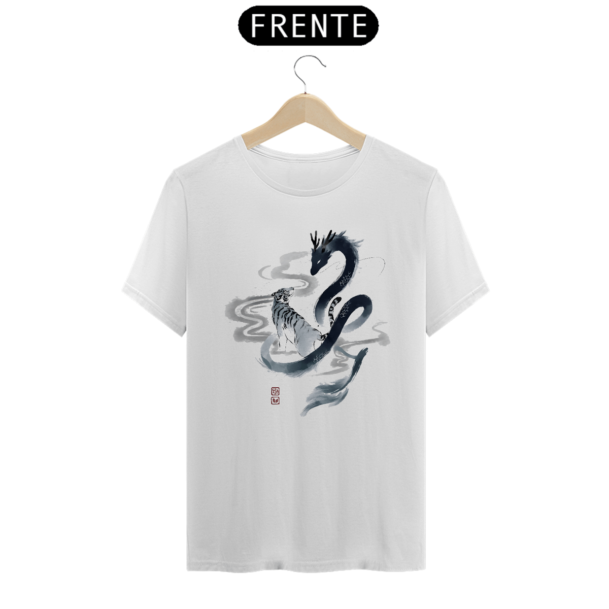 Nome do produto: Tigre & Dragão Sumi-e #1 - tradicional