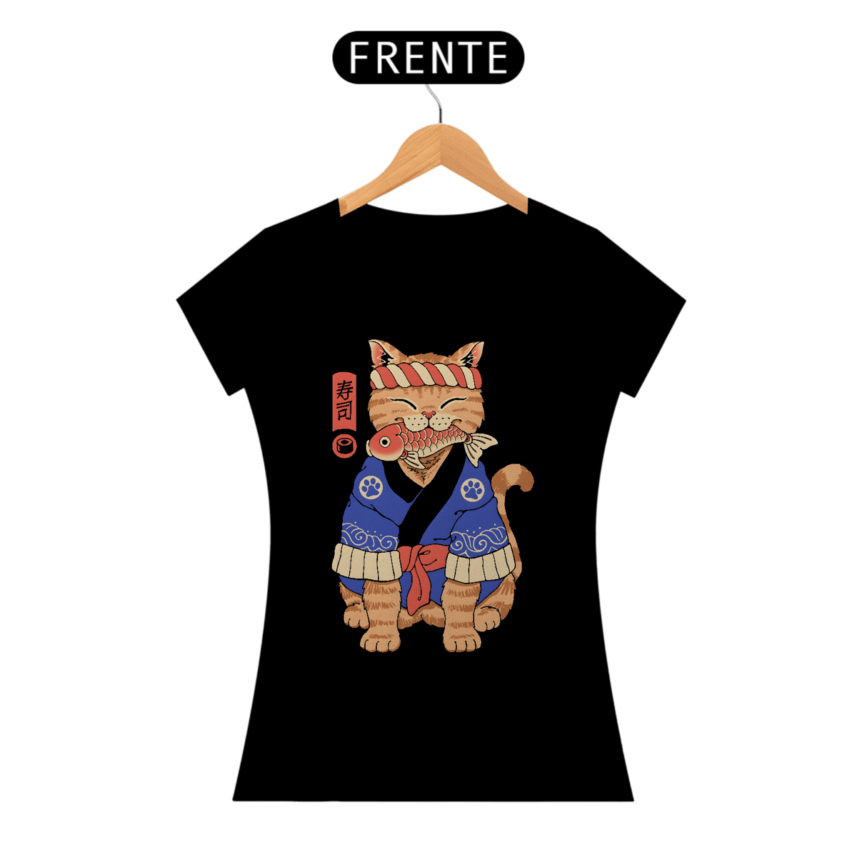 Nome do produto: (Cat)ana & Sushi - baby look