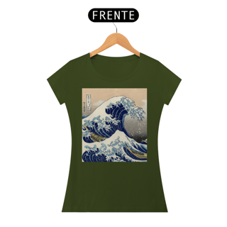 Nome do produto A grande onda de Kanagawa - baby look