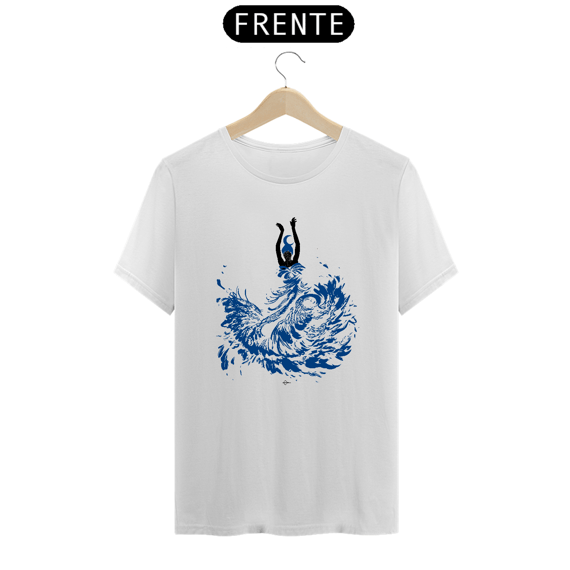 Camisa Yemanjá Azul Quality Corte Masculino