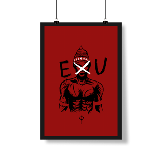 Nome do produto Poster Exu Vermelho Vertical