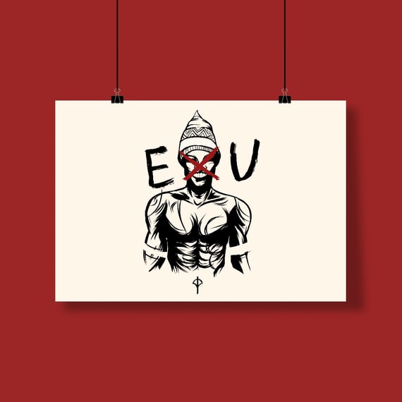 Poster Exu fundo branco Horizontal