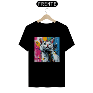 Camiseta Gato Pop Art