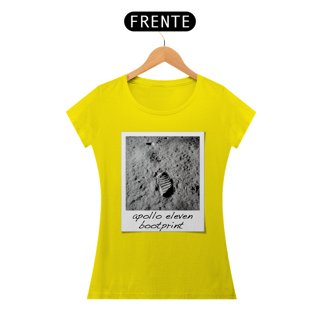 Nome do produtoCamisa Apollo 11 Pegada Feminina