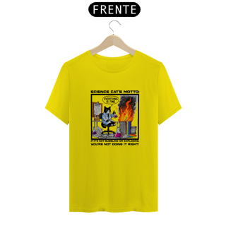 Nome do produtoCamisa Science Cat Unissex
