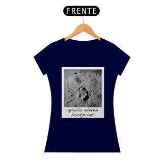 Nome do produtoCamisa Apollo 11 Pegada Feminina