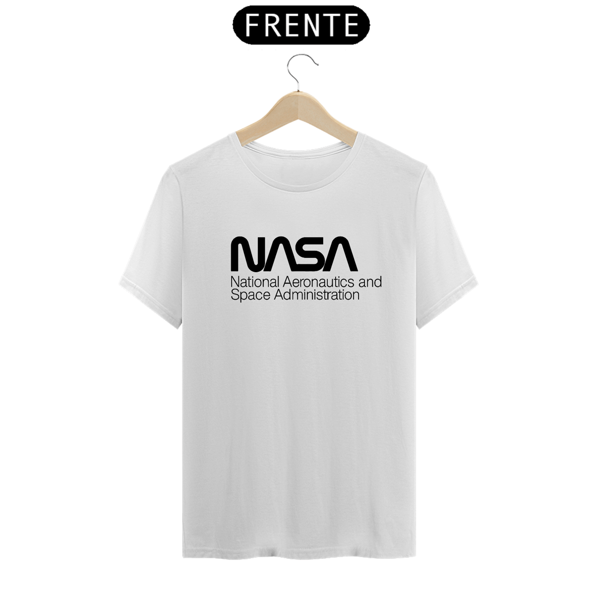 Nome do produto: Camisa NASA Logo Masculina