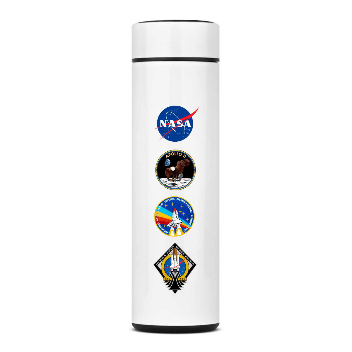 Nome do produto: Garrafa Térmica Patchs NASA