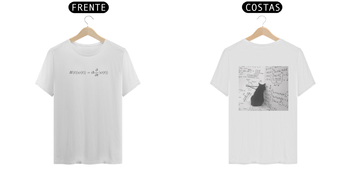 Nome do produto: Camisa Equação de Schrödinger 