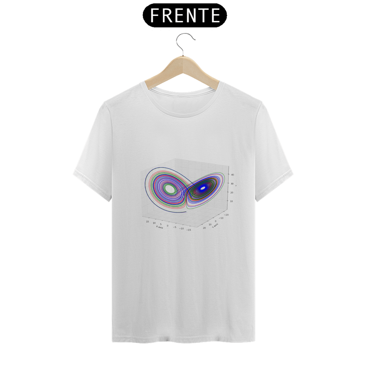 Nome do produto: Camisa The Lorenz Attractor
