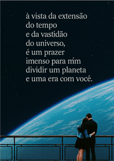 Nome do produtoPoster A Vista da Extensão do Tempo