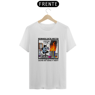 Nome do produtoCamisa Science Cat Unissex