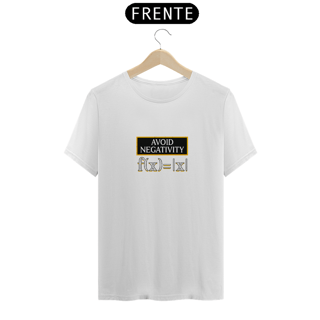 Nome do produtoCamisa Avoid Negativity Math Unissex