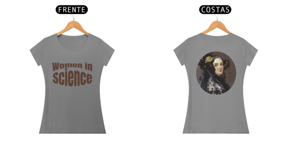 Camisa Women in Science Feminina Ada Lovelace