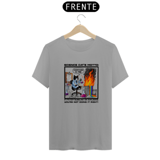 Nome do produtoCamisa Science Cat Unissex