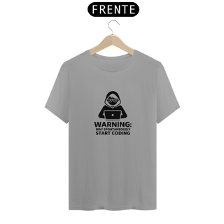 Nome do produtoCamisa Warning Coding Unissex