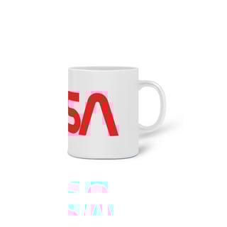 Nome do produtoCaneca NASA Logo Vertical Vermelha