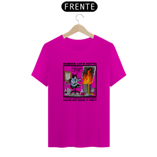 Nome do produtoCamisa Science Cat Unissex