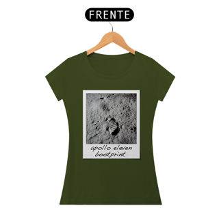 Nome do produtoCamisa Apollo 11 Pegada Feminina