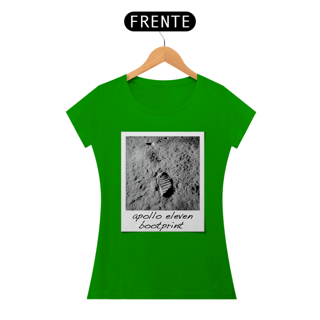 Nome do produtoCamisa Apollo 11 Pegada Feminina