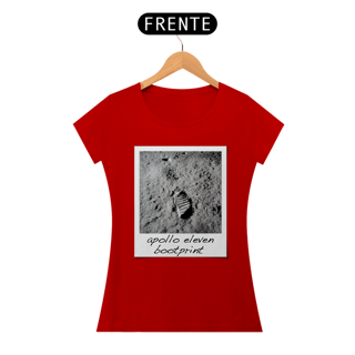 Nome do produtoCamisa Apollo 11 Pegada Feminina