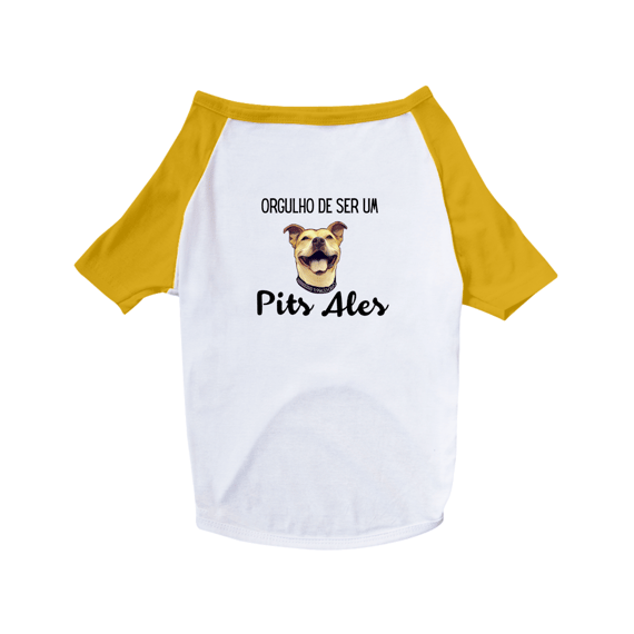 Orgulho de ser um Pits Ales - Roupa pet - Collab Pits Ales