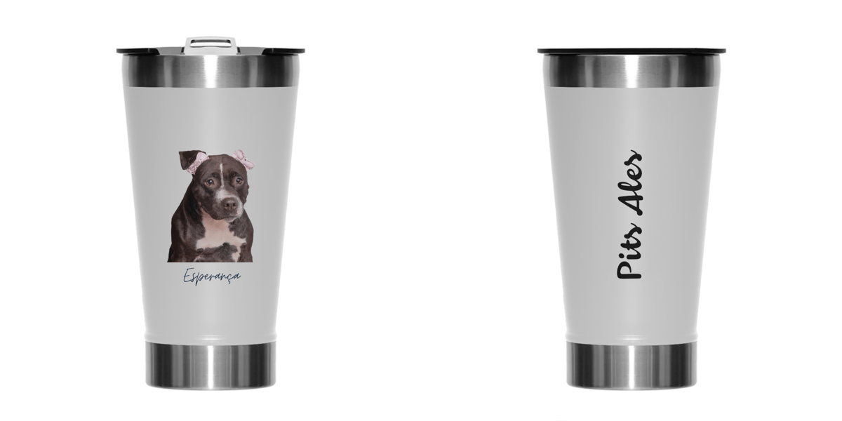 Nome do produto: Copo térmico Esperança - Collab Pits Ales