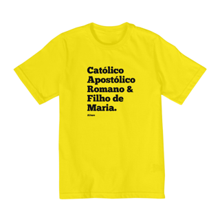 Nome do produto Camiseta Infantil Baby - Católico Apostólico Romano