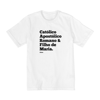 Nome do produto Camiseta Infantil Baby - Católico Apostólico Romano