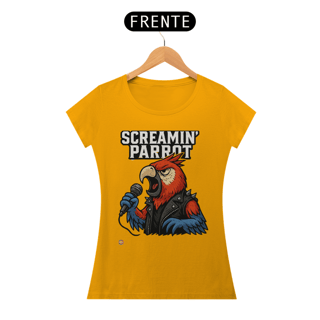 Nome do produtoCamiseta feminina Screamin Parrot
