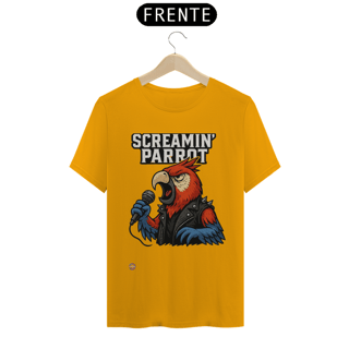 Nome do produtoCamiseta unissex Screamin Parrot