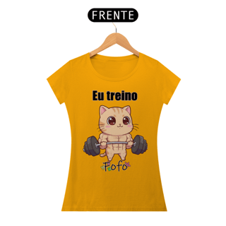 Nome do produtoCamiseta feminina Eu treino fofo