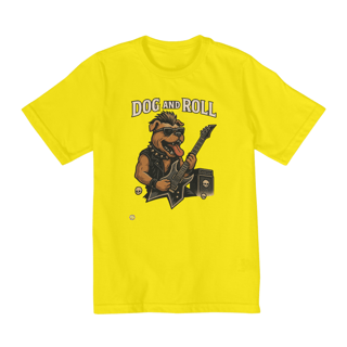 Nome do produtoCamiseta infantil (10 a 14) Dog and roll