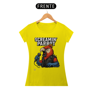 Nome do produtoCamiseta feminina Screamin Parrot