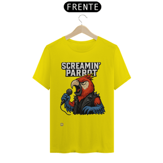 Nome do produtoCamiseta unissex Screamin Parrot