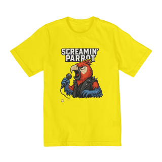 Nome do produtoCamiseta infantil (2 A 8) Screamin Parrot