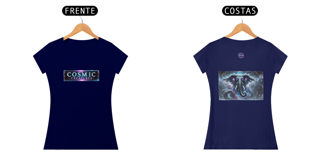 Nome do produtoCamiseta feminina coleção Cosmic Creatures, Astrophaunt