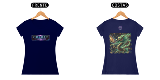 Nome do produtoCamiseta feminina coleção Cosmic Creatures, Aurion