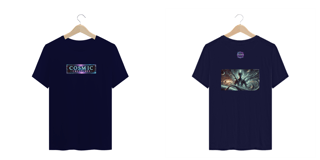 Nome do produtoCamiseta plus size coleção Cosmic Creatures, Voidrix