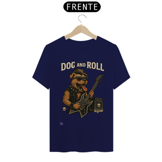 Nome do produtoCamiseta unissex Dog and roll